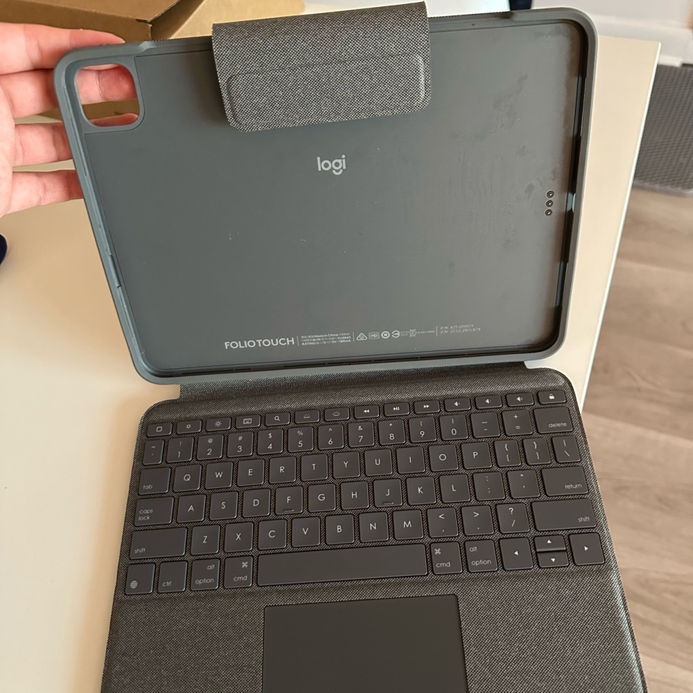 Logitech Folio Touch Keyboard Case for Tablets - Gray